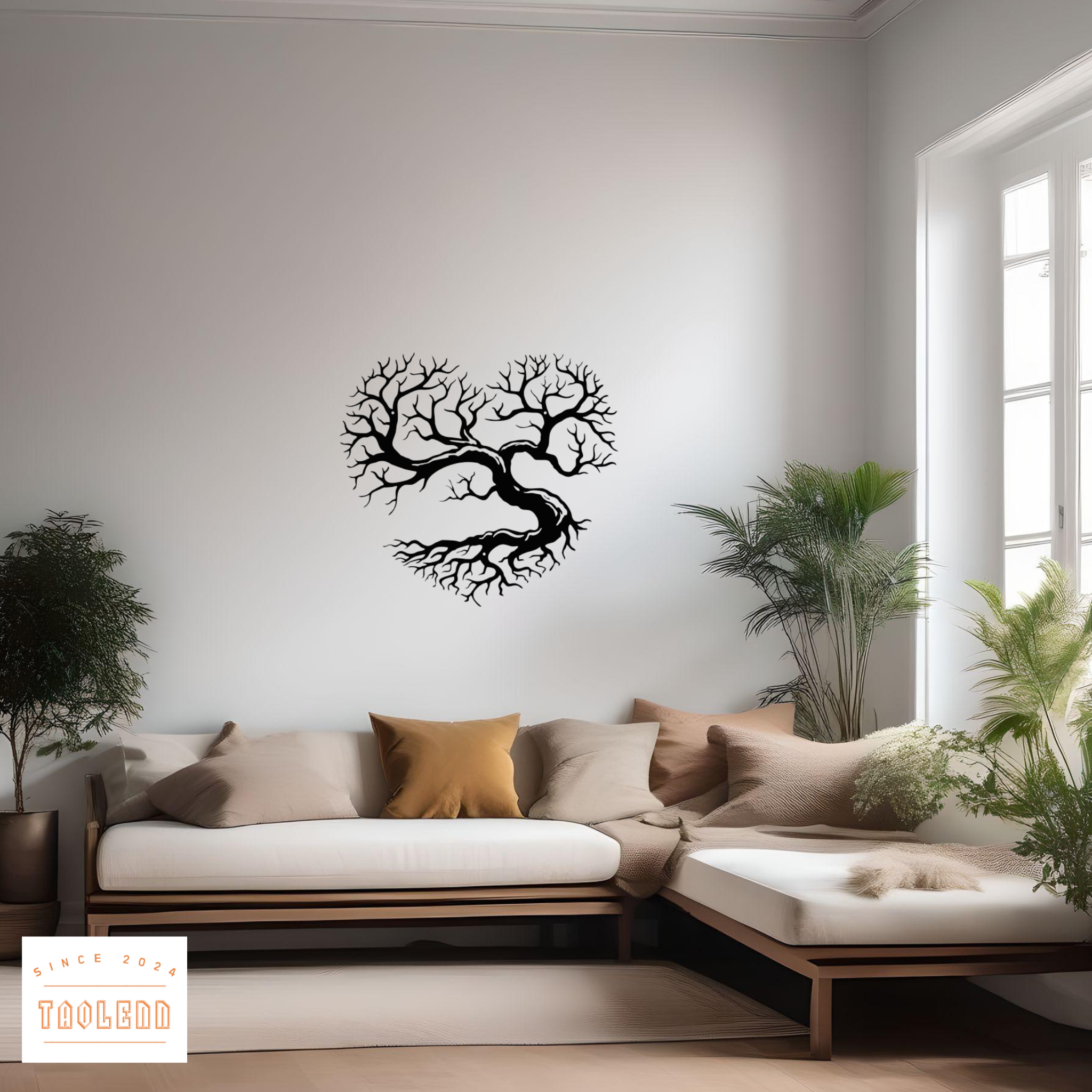 Arbre de vie - Décoration Murale en Aluminium