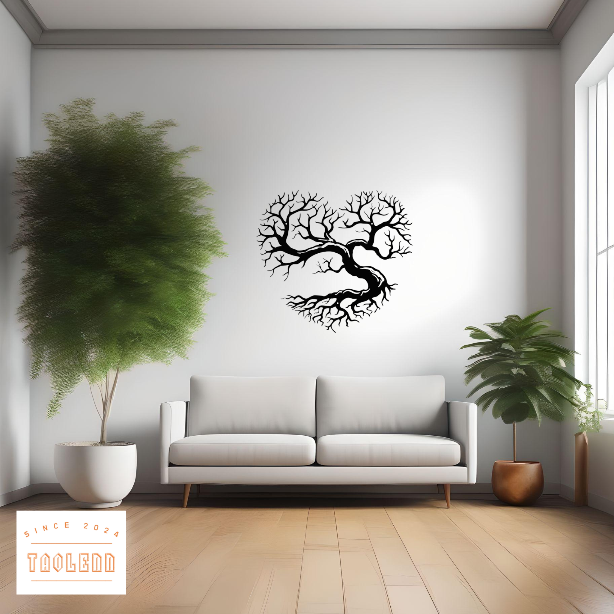 Arbre de vie - Décoration Murale en Aluminium