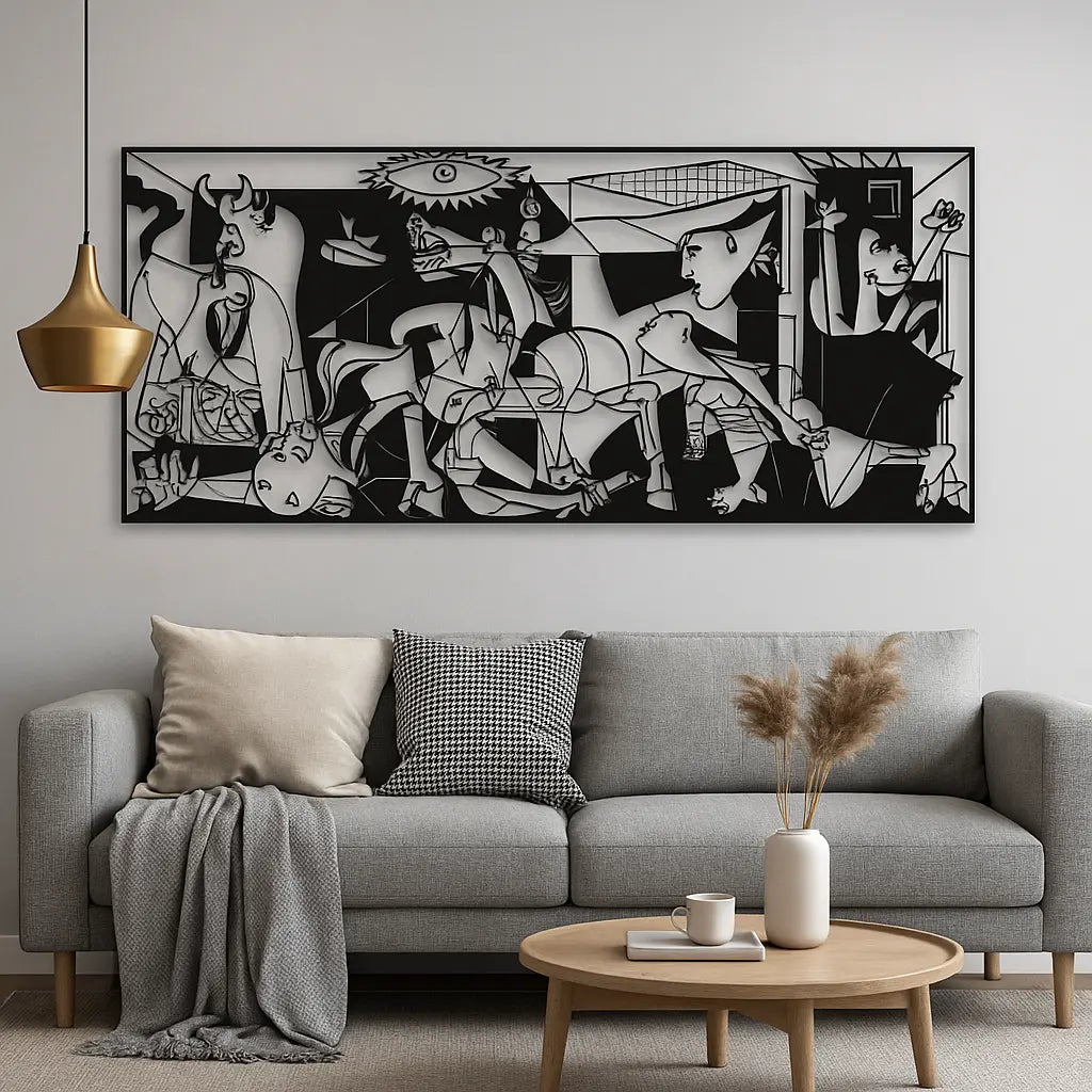 Picasso Guernica - Décoration murale en métal