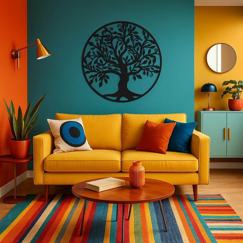 Décoration murale en métal - Arbre de vie