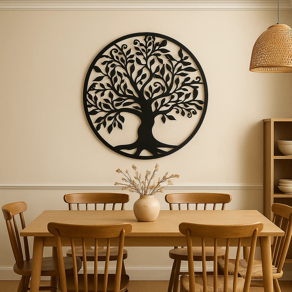 Décoration murale en métal - Arbre de vie